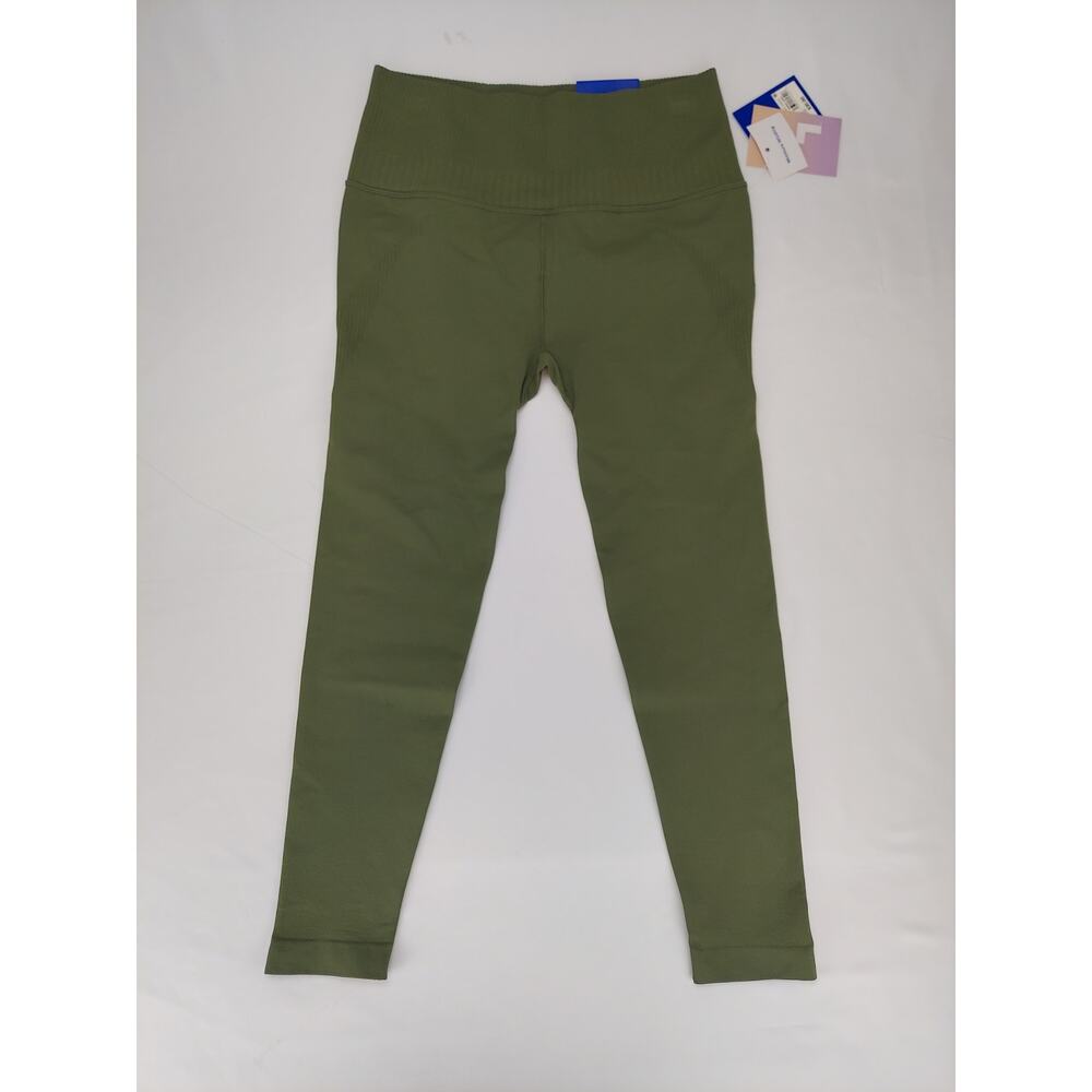 Joy Lab Athleisure Yoga 7/8 Length High Rise Leggings Green Moisture Wicking M